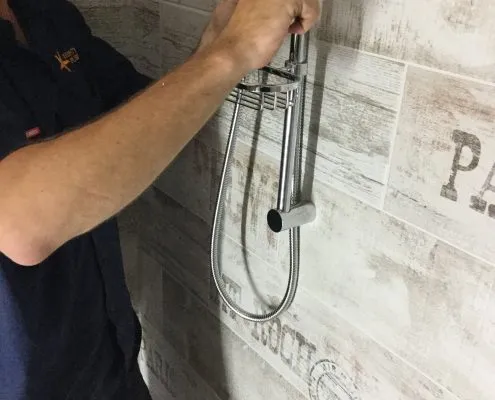 Shower rail bracket installation in Gladstone