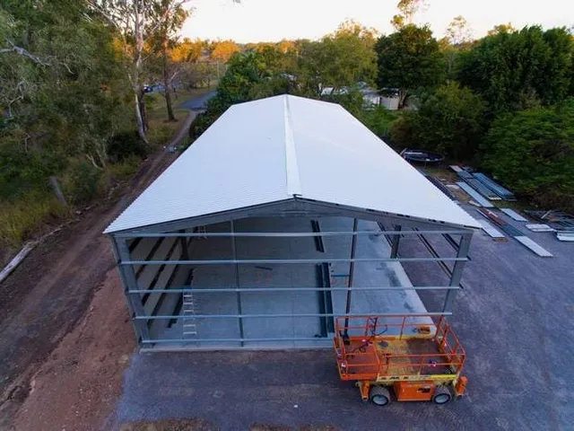 Roofing on outdoor shed in Gladstone